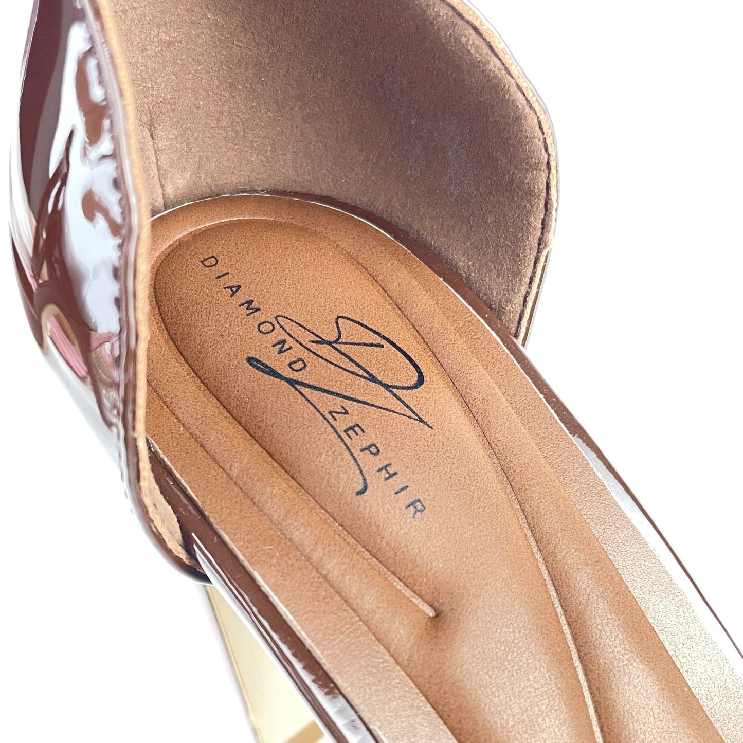 Cocoa Sinatra Patent Leather Pump