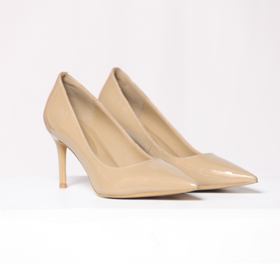 Caramel Tiffany Patent Leather Pump