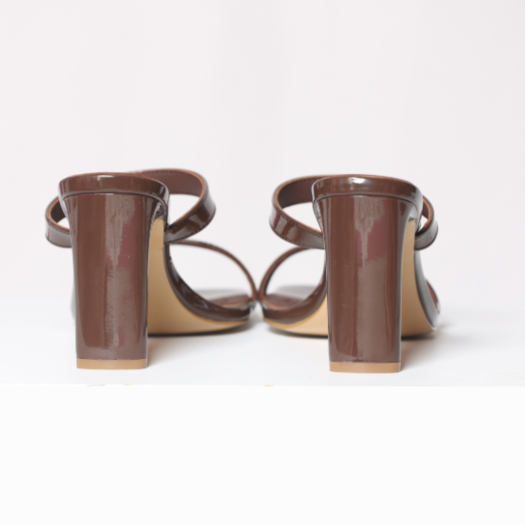 Cocoa Karen Patent Leather Sandal