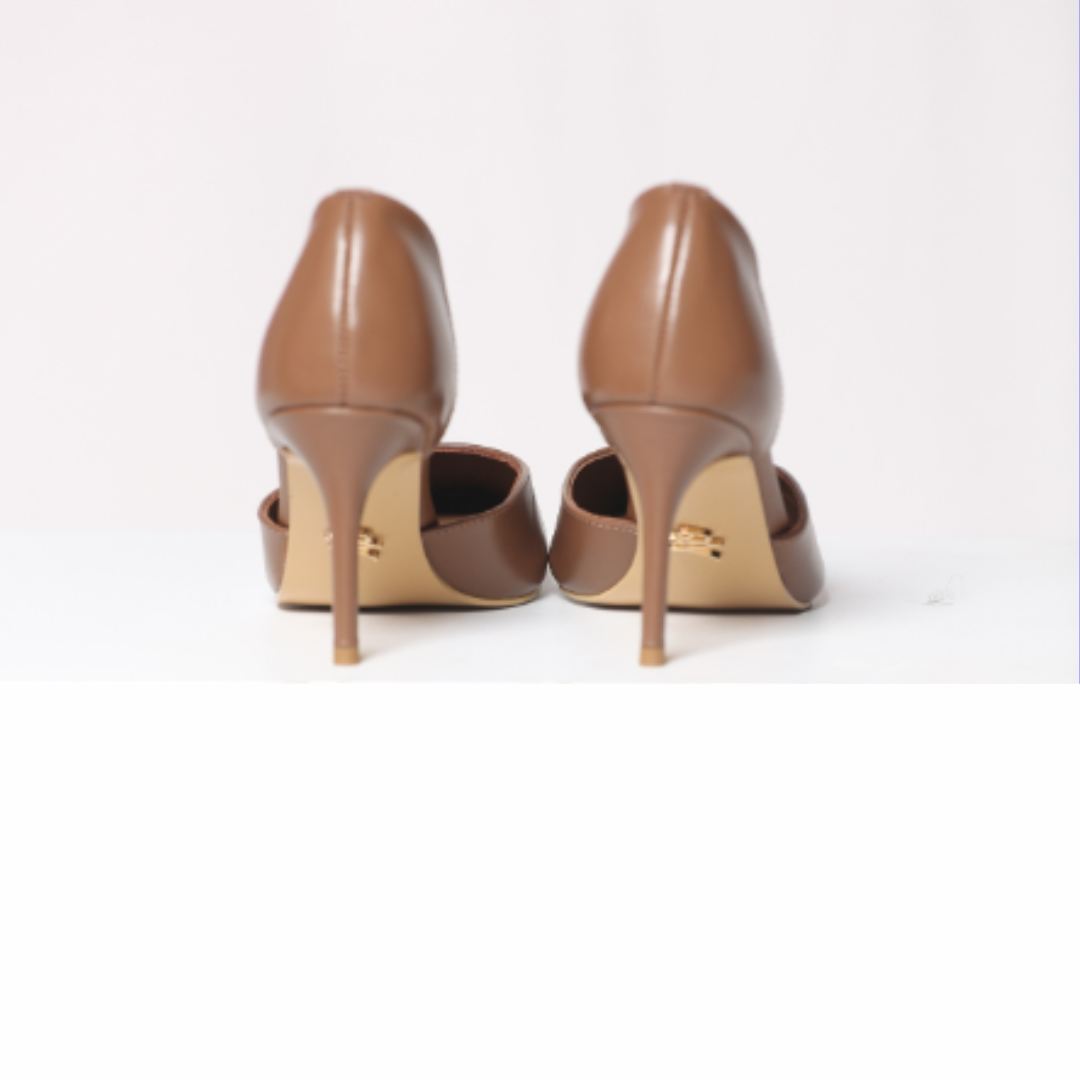 Mocha BriAnn Matte Stiletto Pump