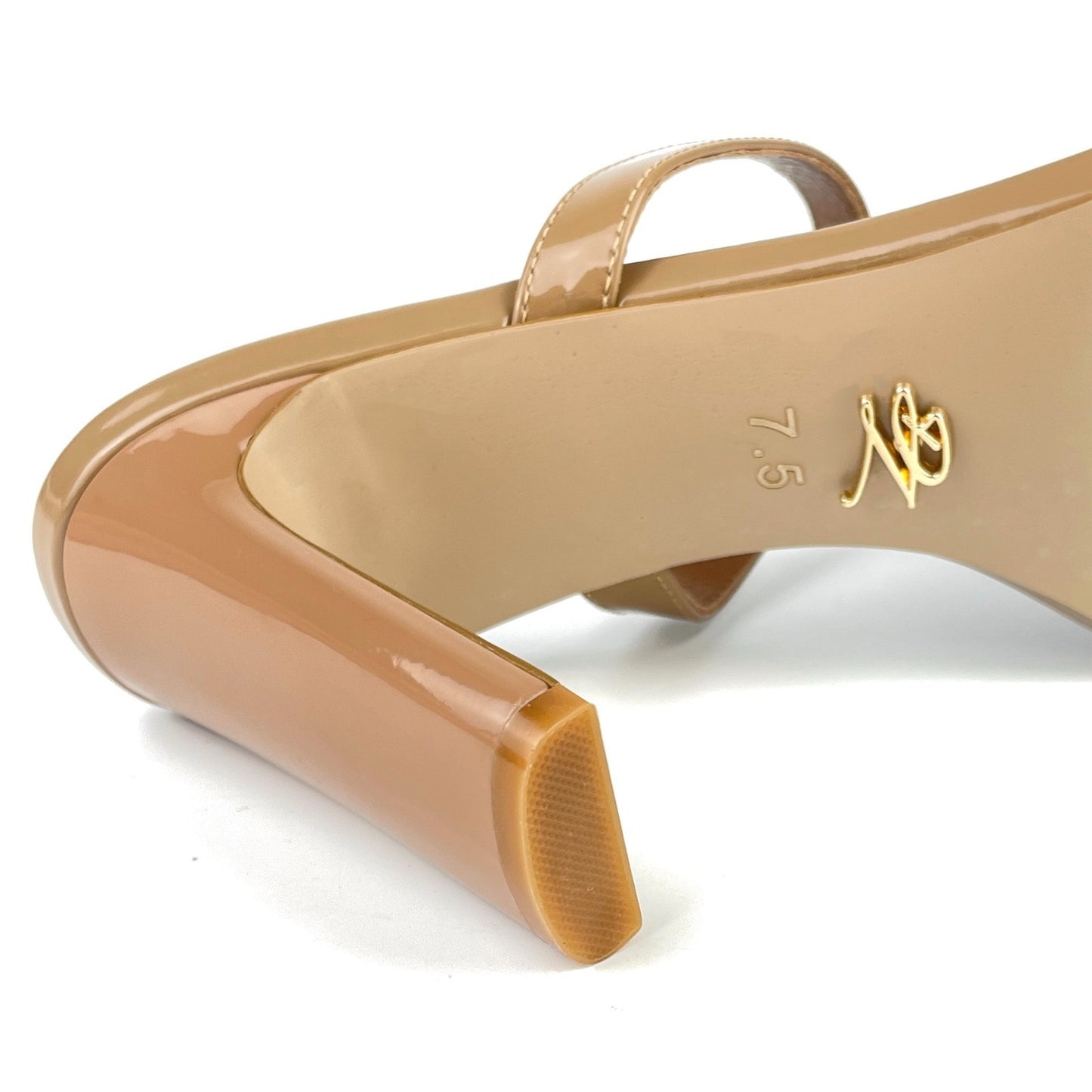 Caramel Karen Patent Leather Sandal