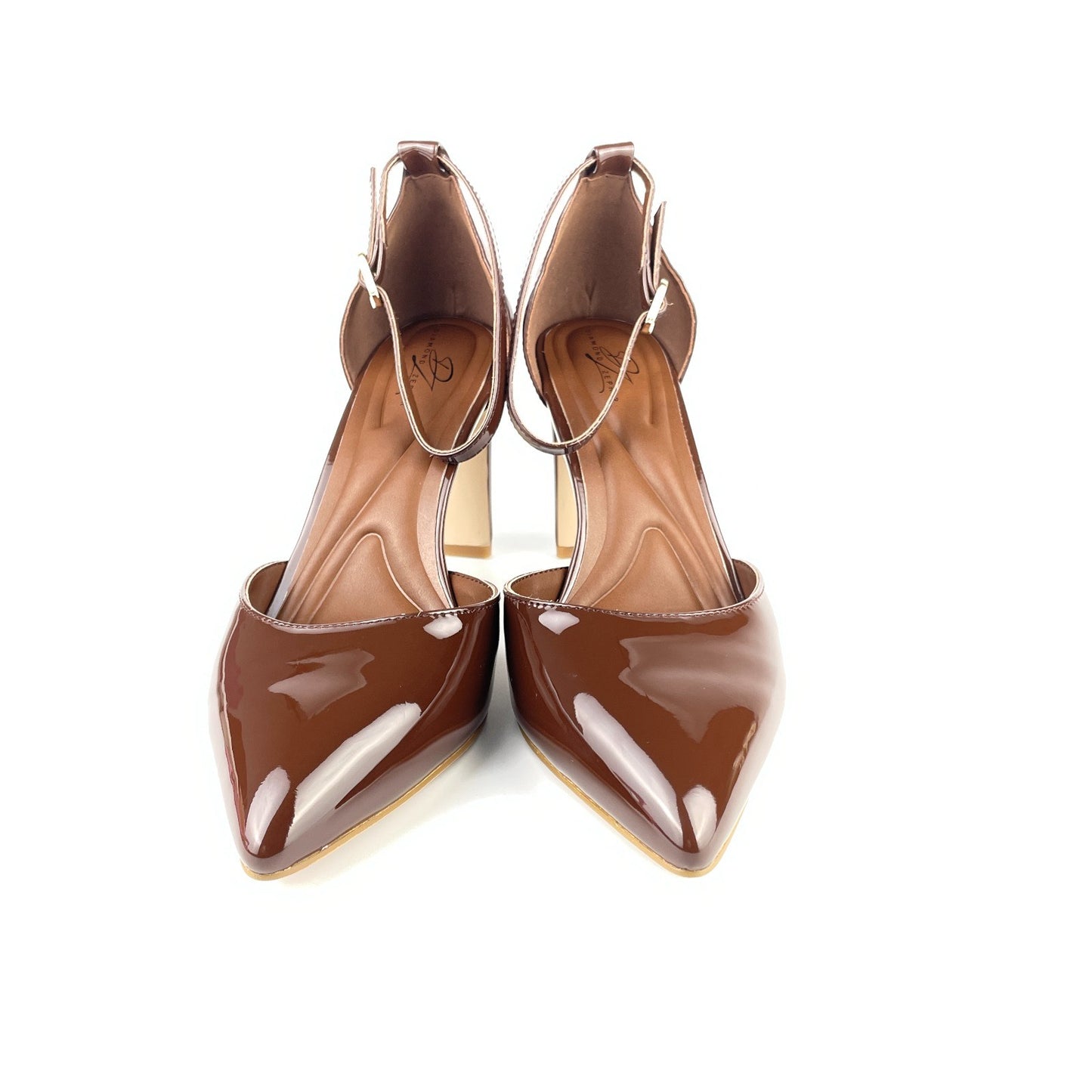 Cocoa Sinatra Patent Leather Pump