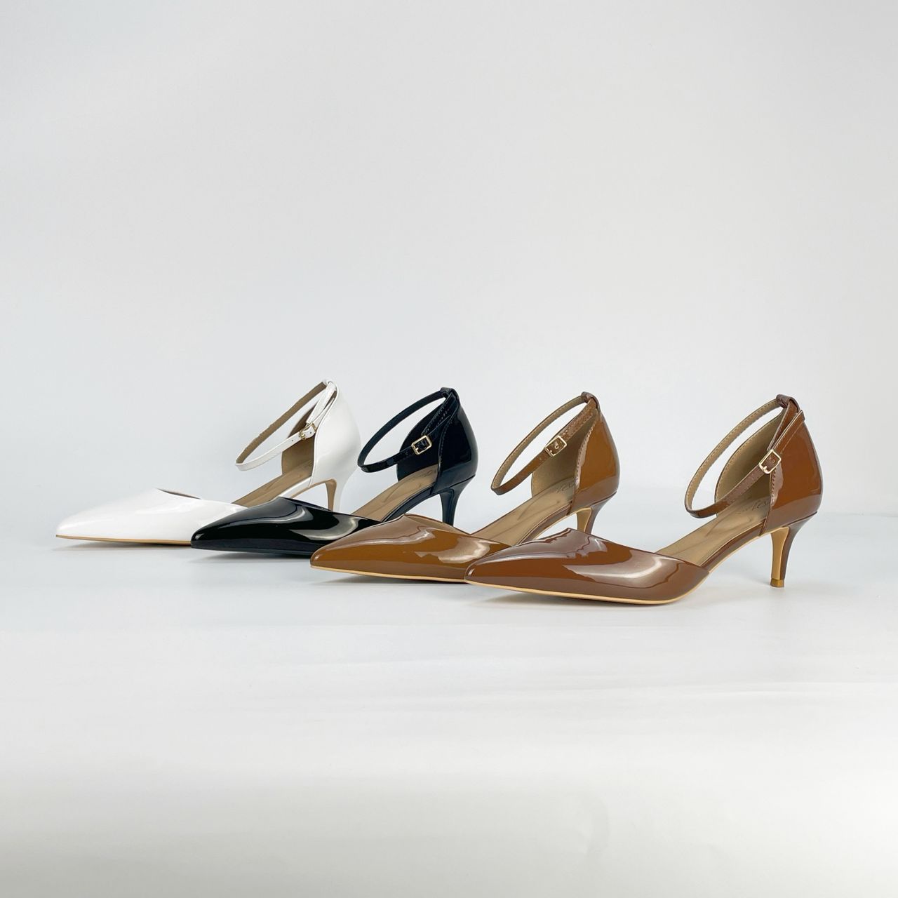 Tomika Patent Leather Kitten Heel Collection (AVAILABLE JULY 2026)