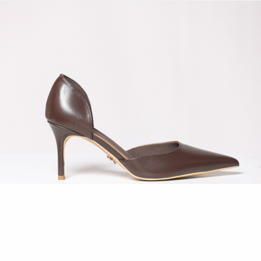 Cocoa BriAnn Matte Stiletto Pump
