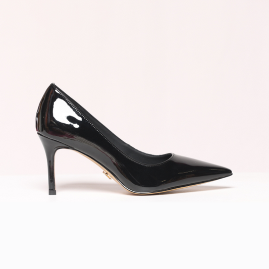 Black Tiffany Patent Leather Pump