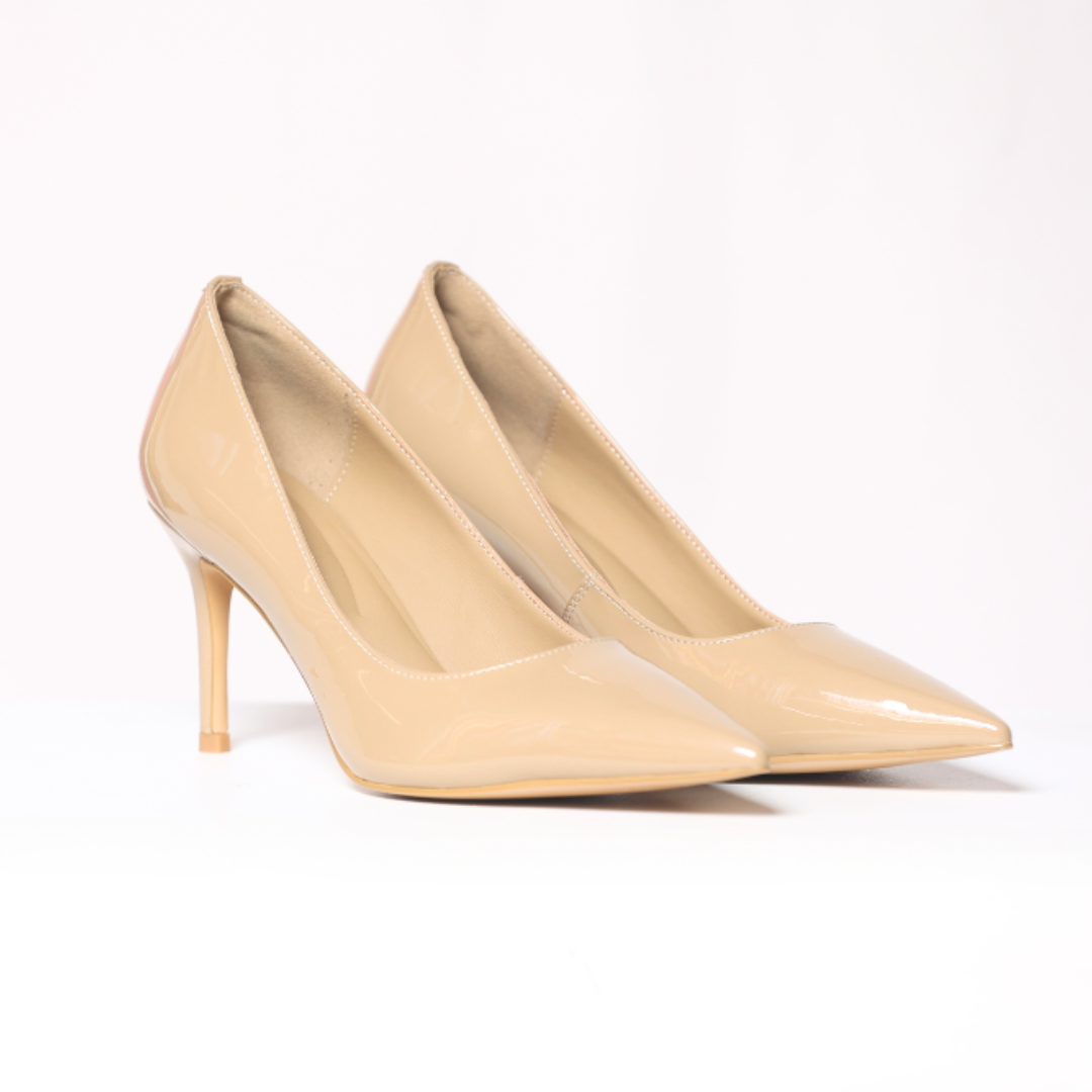 Praline Tiffany Patent Leather Pump