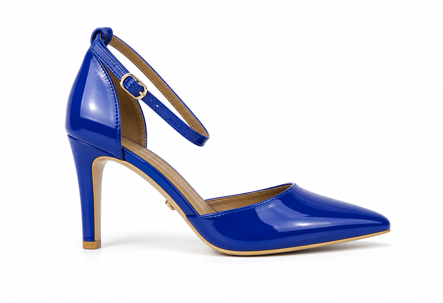 Royal Blue Sinatra Patent Leather Pump