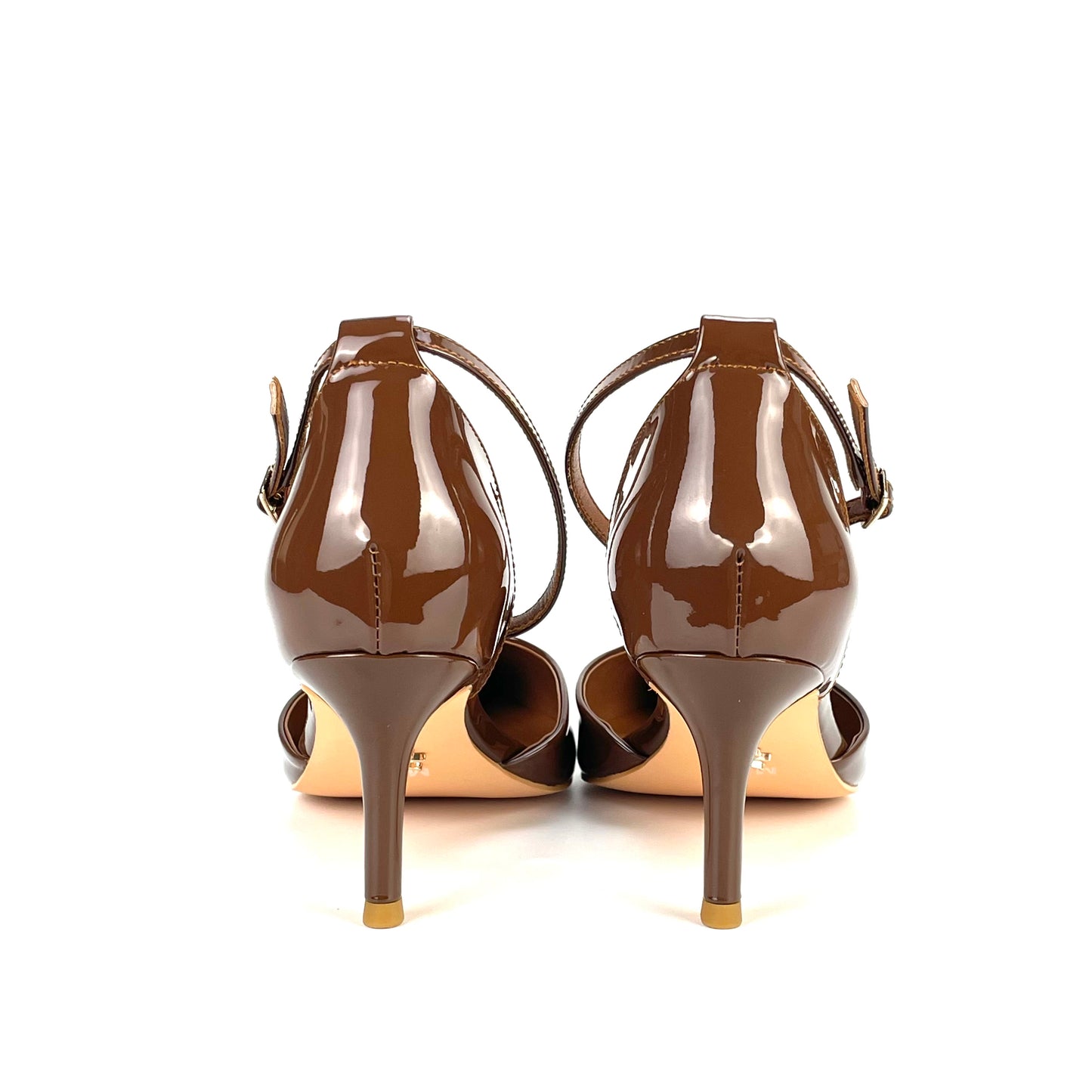 Cocoa Tomika Patent Leather Kitten Heel  (Coming in July)