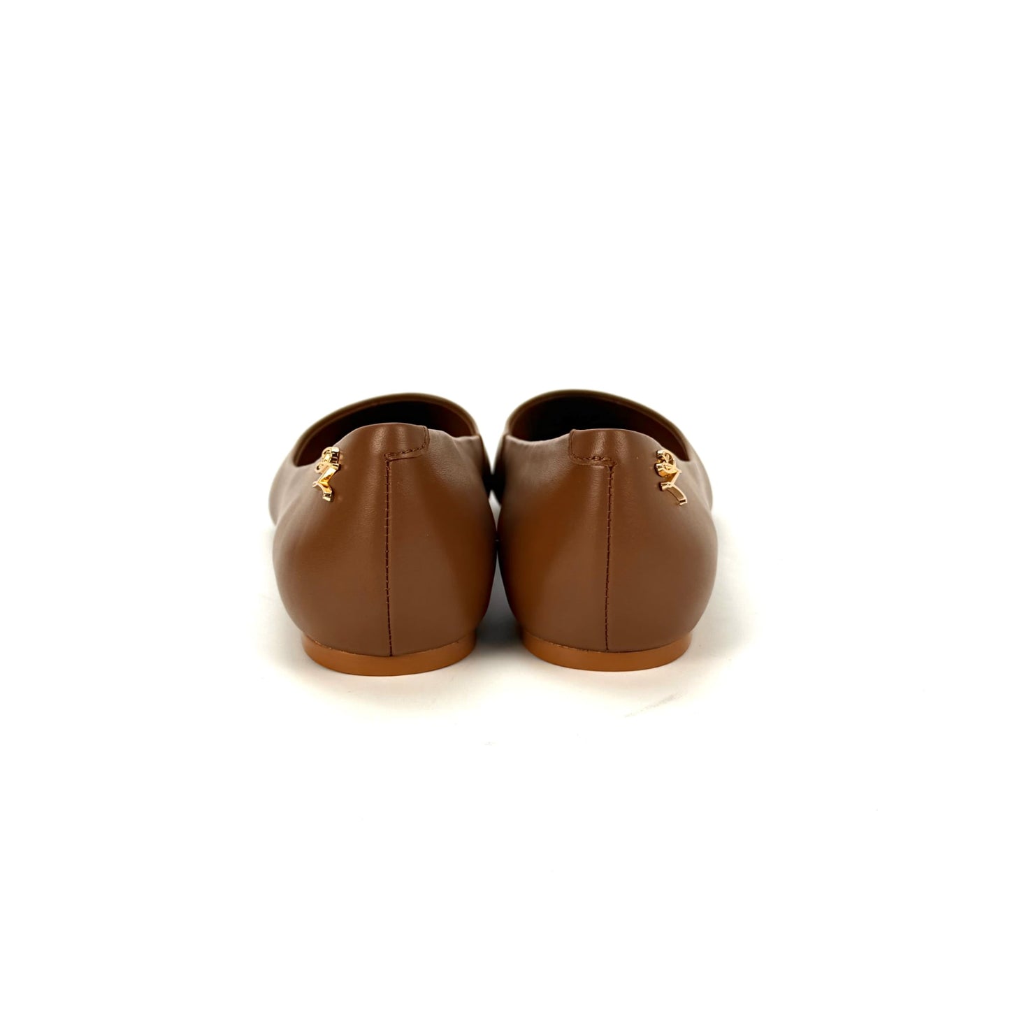 Mocha Gloria Matte Leather Ballet Flats