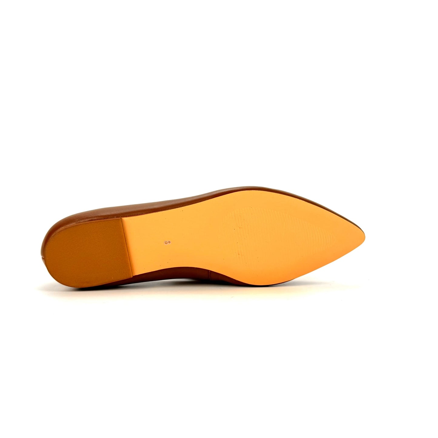 Mocha Gloria Matte Leather Ballet Flats